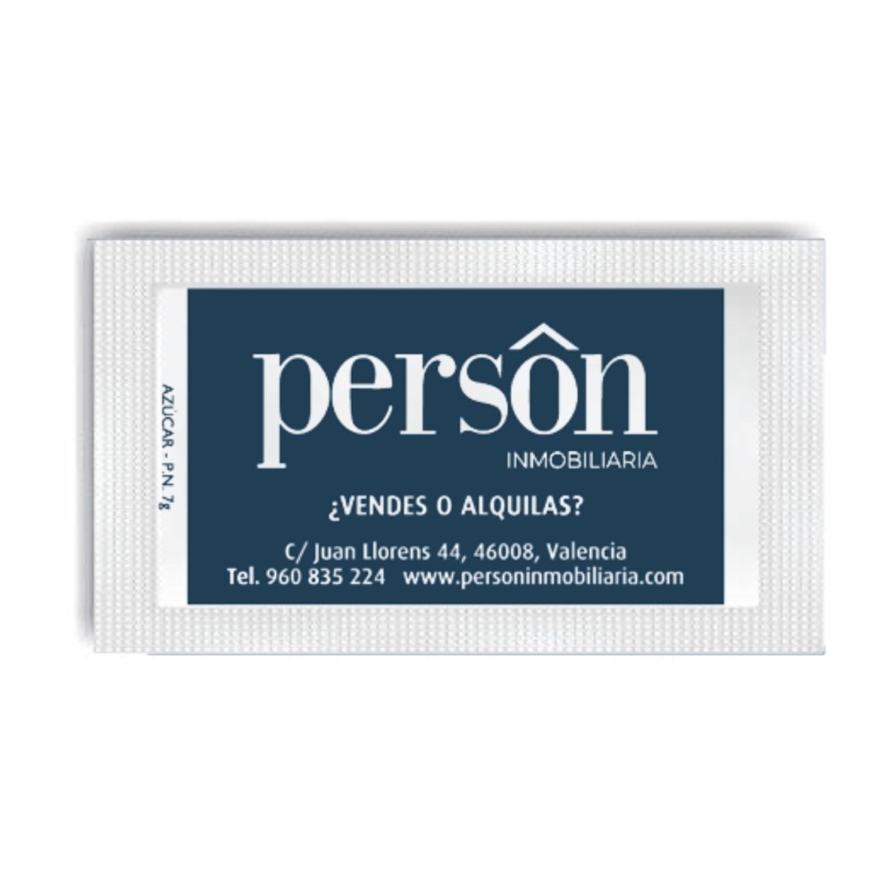 Azúcar Personalizado 32,400 sobres  x 7g