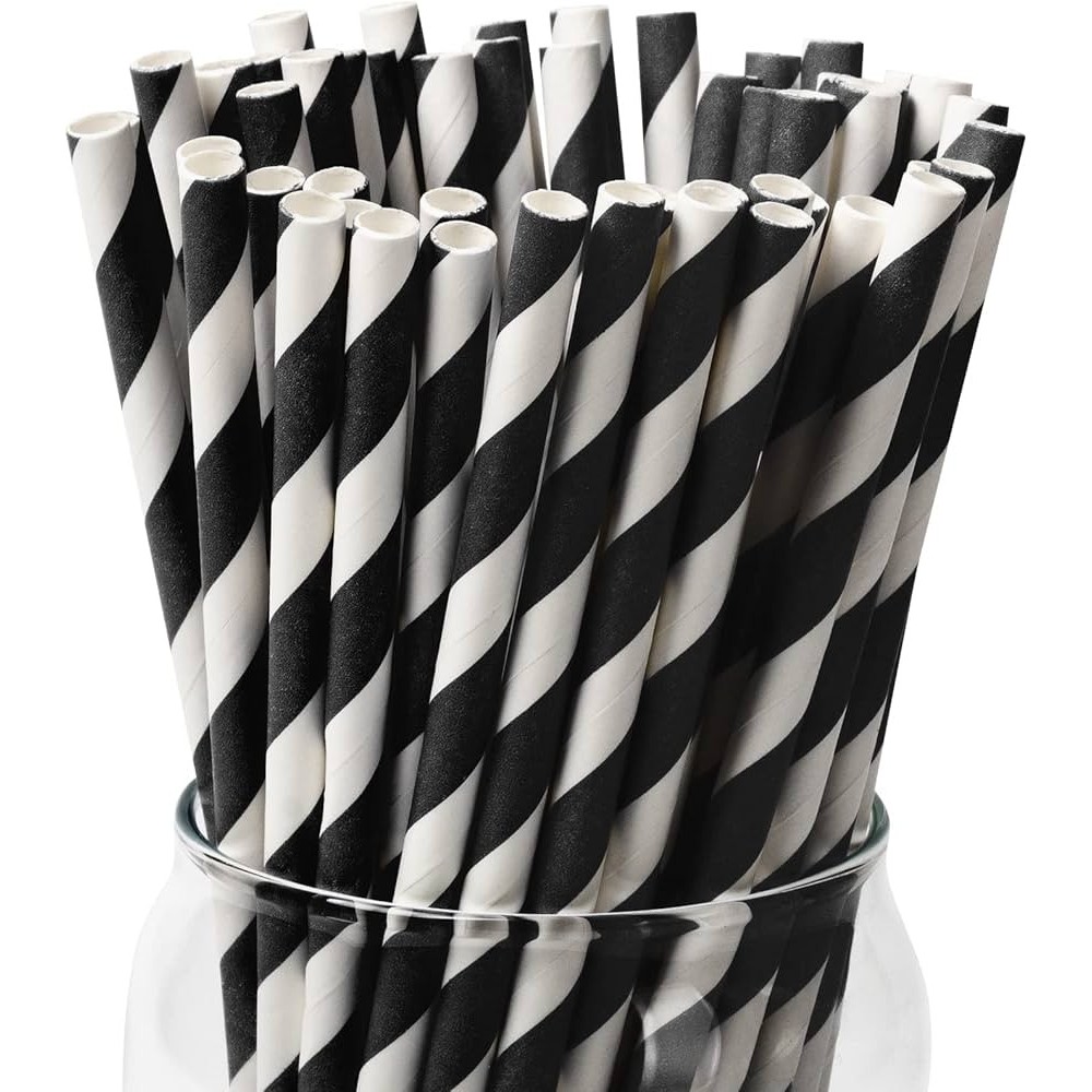 5000 Cañas Papel Cortas Mojitos 150mm x 6mm