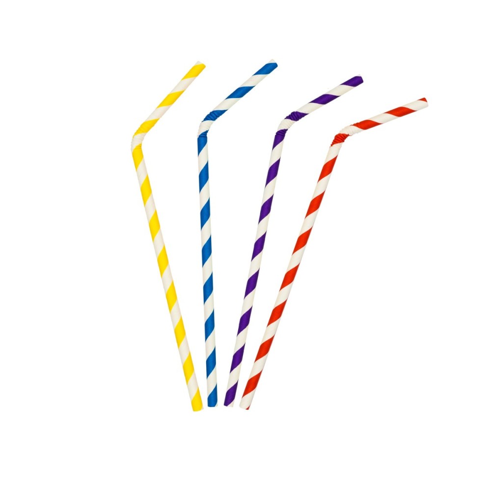 5000 Cañas Papel Flexibles 230mm x 6mm